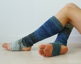 Cadeau tricot, Tricots femme, Jambières de yoga, Vêtements de yoga, Vêtements pour femme, Chaussettes hautes, Chaussettes de sport, Chaussettes de danse, Jambières de Pilates