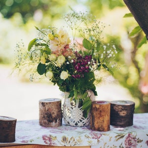 Wedding Table Decor, Macrame Jar Cover, Vase Cover, Wedding Flowers Decor, Table Decorations, Wedding Centerpiece Decor, Boho Wedding Decor image 4