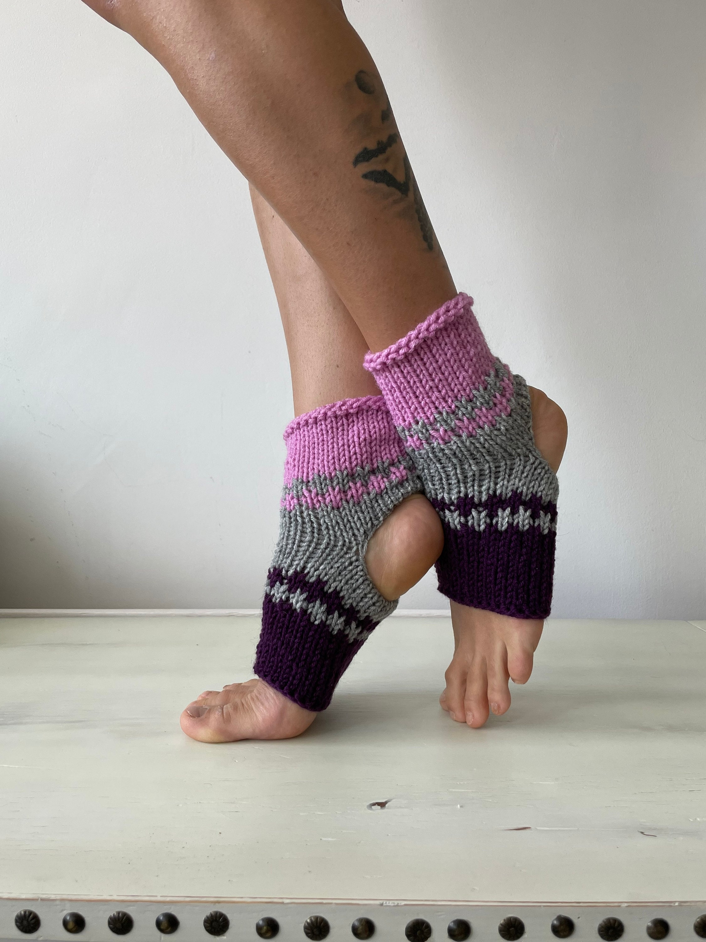 Yoga Socks, Stirrup Socks,gift for Yogi, Yoga Leg Warmers, Dance