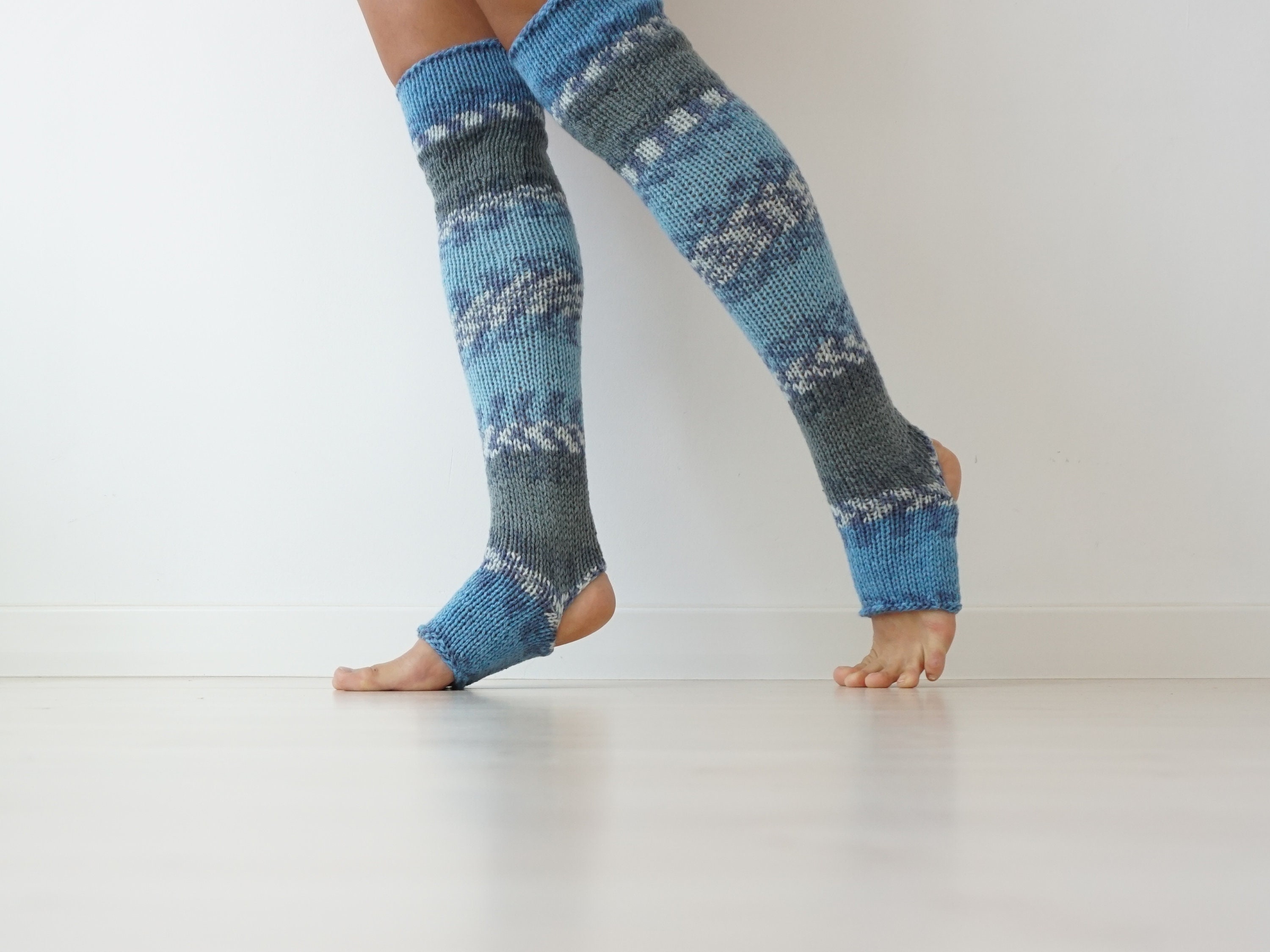 Thigh High Socks Yoga Socks High Socks Knit Leg Warmers Etsy