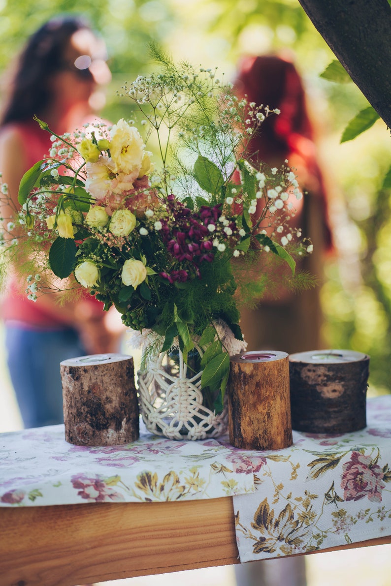 Wedding Table Decor, Macrame Jar Cover, Vase Cover, Wedding Flowers Decor, Table Decorations, Wedding Centerpiece Decor, Boho Wedding Decor image 5
