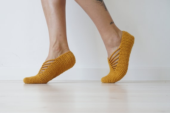 mustard yellow ballet flats
