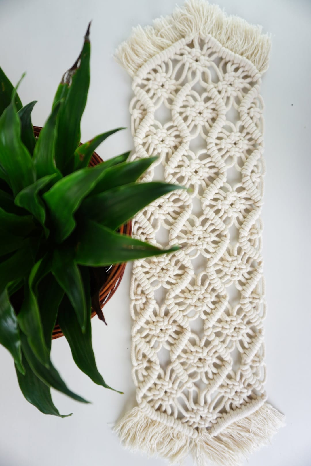 Table Centerpiece, Outdoor Table Linens, Macrame Place Mat, Wedding ...