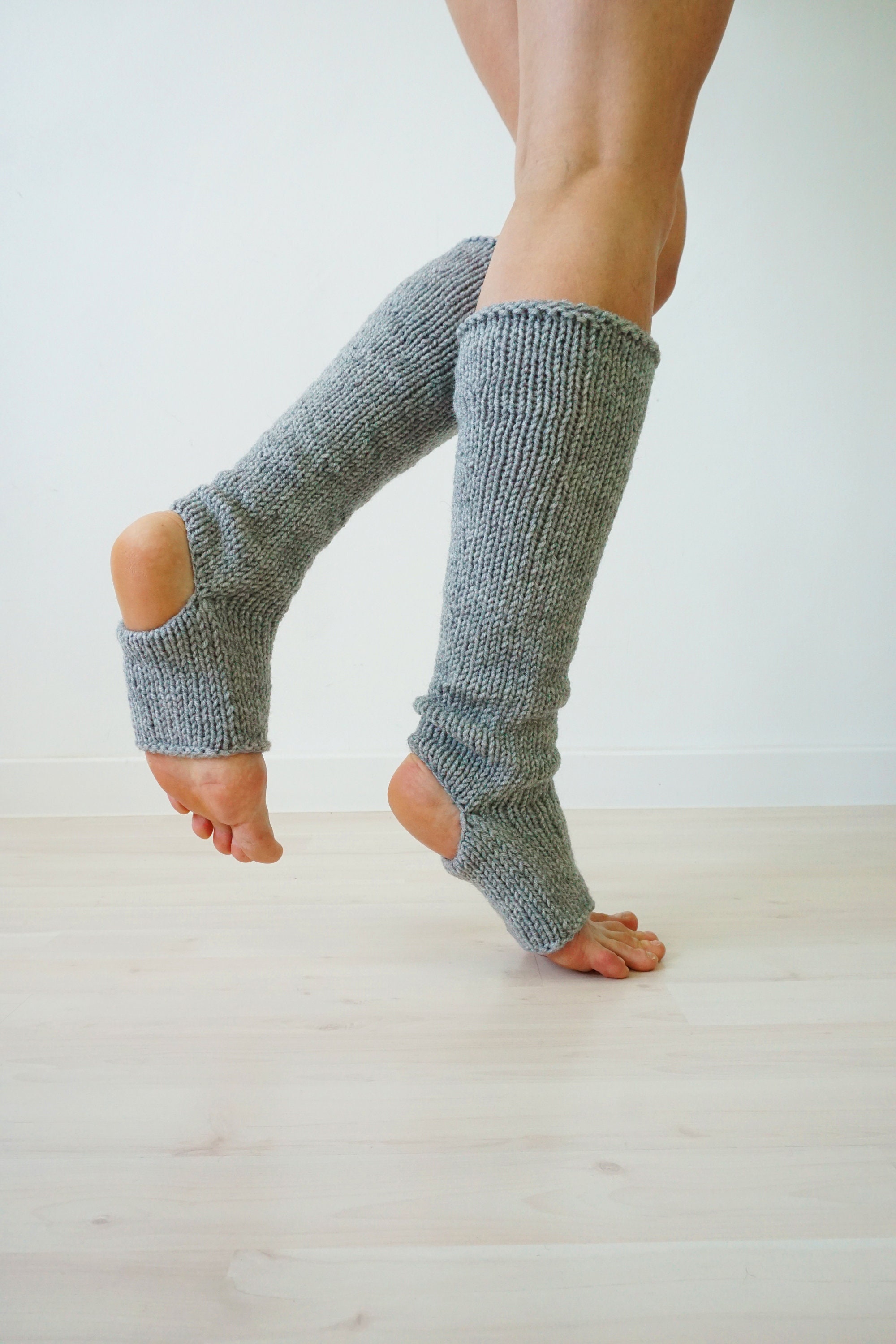 Calentadores de piernas grises calcetines de - Etsy