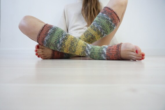 open heel leg warmers