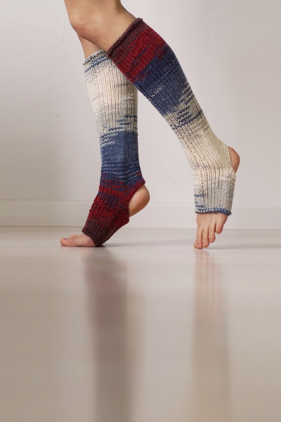 Yoga Socks, Knitwear Women, Yoga Wear, Yoga Gift, Yoga Leg Warmers