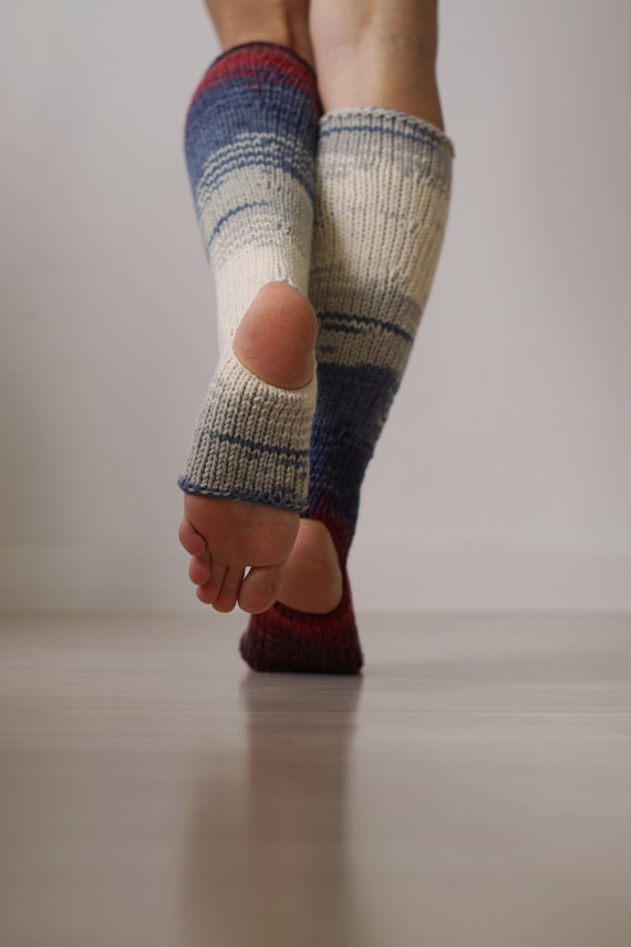Yoga Socks, Knitwear Women, Yoga Wear, Yoga Gift, Yoga Leg Warmers