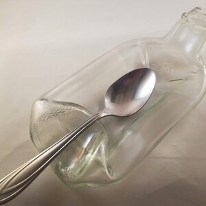 Clear Liquor Bottle Spoon Rest