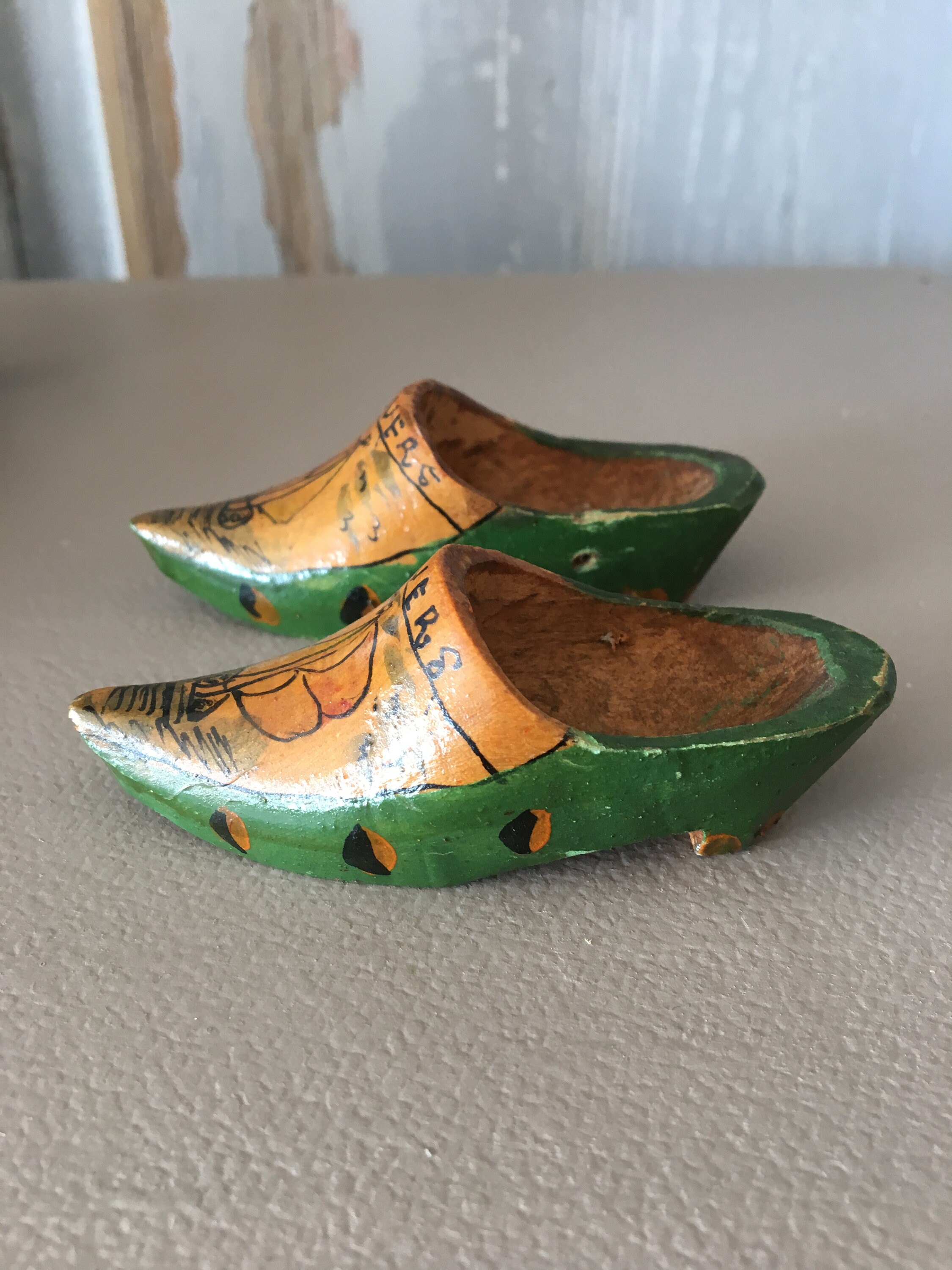Tiny Wooden Clogs