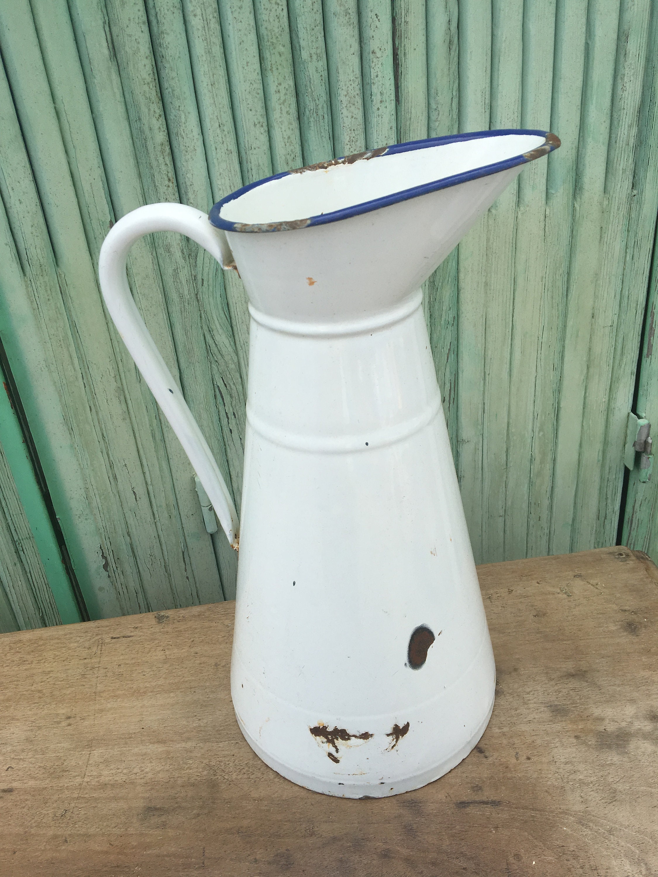 Vintage Enamel Jug