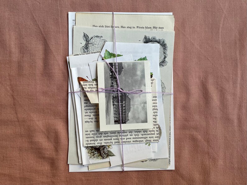 Mystery Vintage Paper Ephemera Bundle Grab Bag of Botanical Ephemera ...