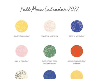Banshee Moon Calendar 2022