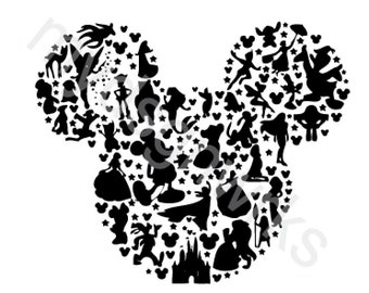 Free Free 288 Disney Character Numbers Svg SVG PNG EPS DXF File