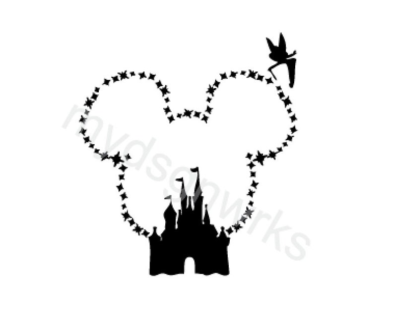 Download Tinkerbell Castle Magic Kingdom SVG Squad Goals Mickey | Etsy