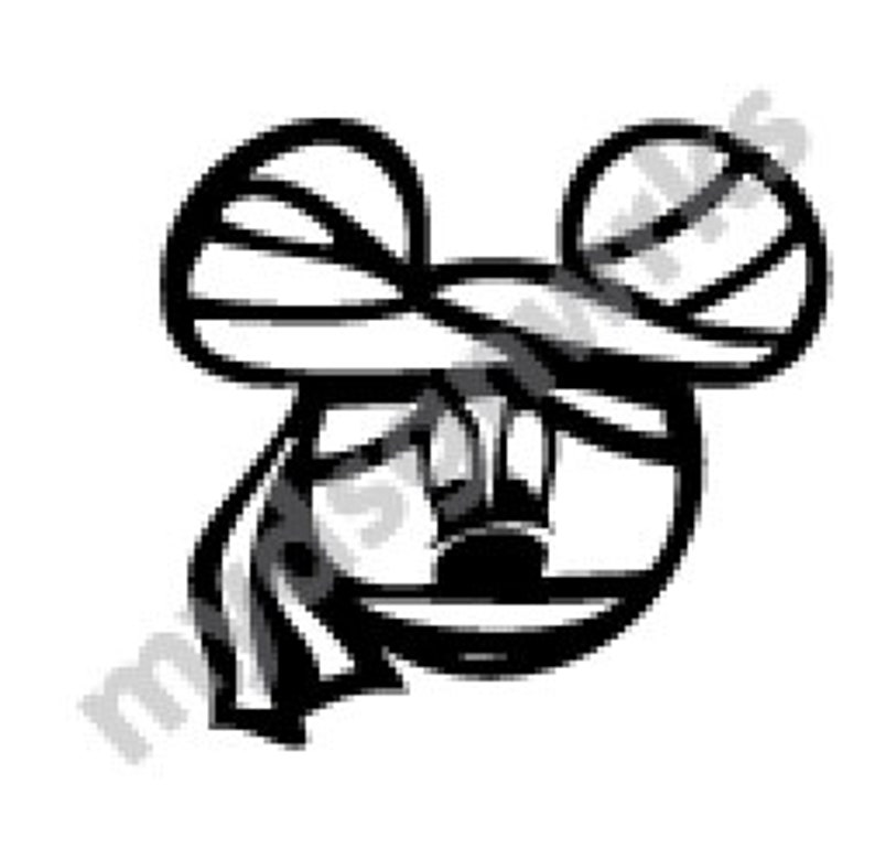 mickey mouse mummy statue
