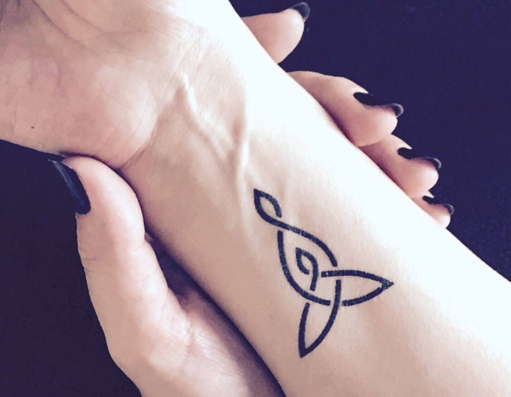 Legame Simbolo Celtico Madre E Figlia Symbole celtique pour la maternité tatouage temporaire - Etsy France