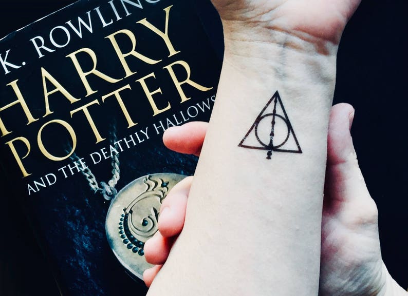 8. "Small Deathly Hallows tattoo" - wide 2