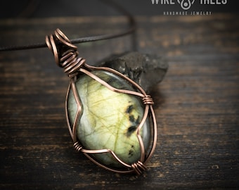 Labradorite necklaces