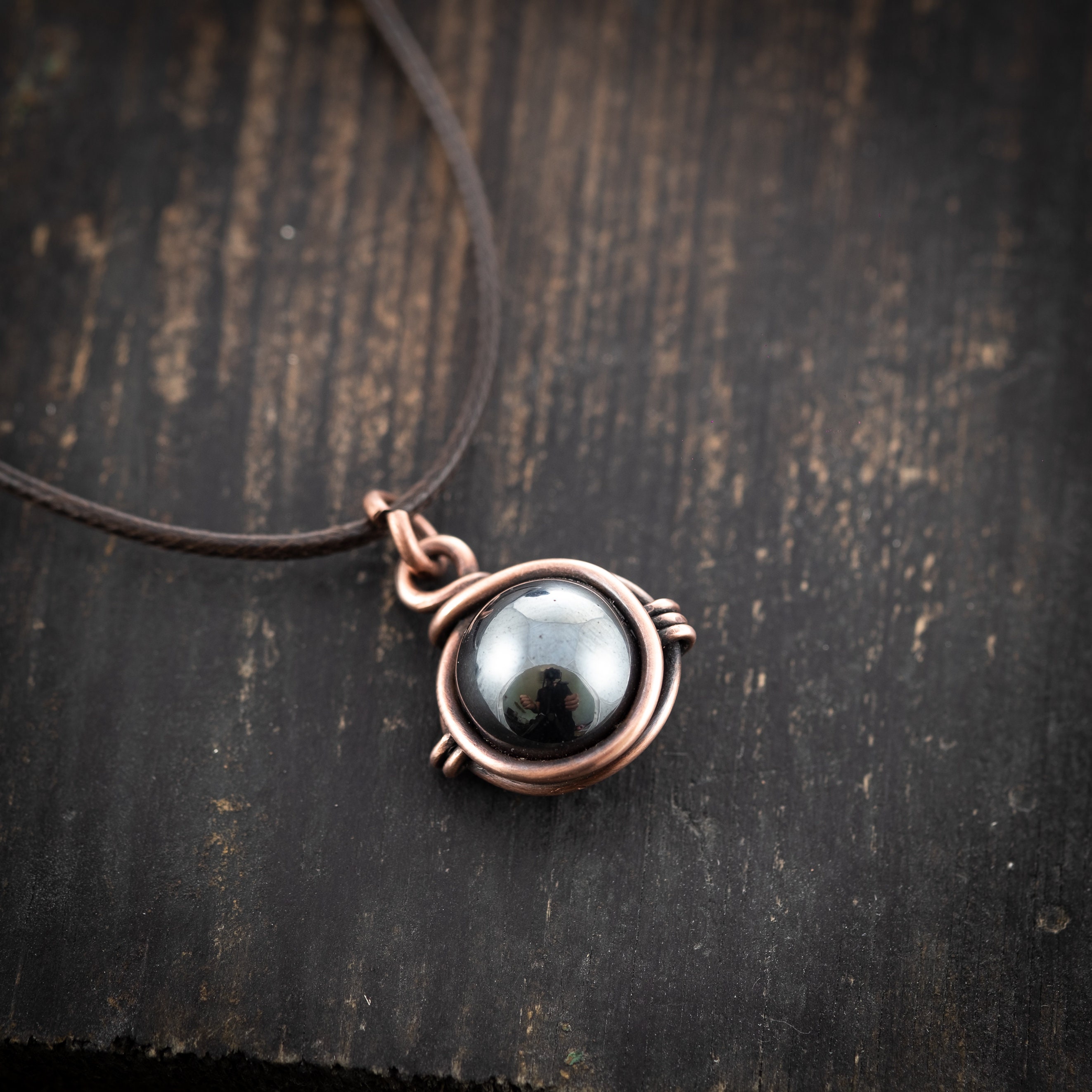 Grounded Hematite Necklace