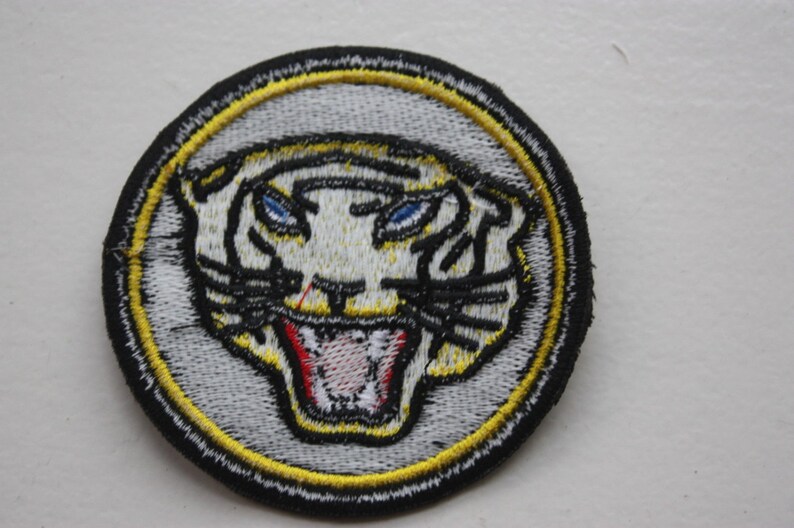 New Gold Retro Embroidered Martial Arts TIGER Patch Goonies Etsy