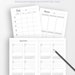 FITNESS PLANNER / Printable / fitness goals food diary | Etsy