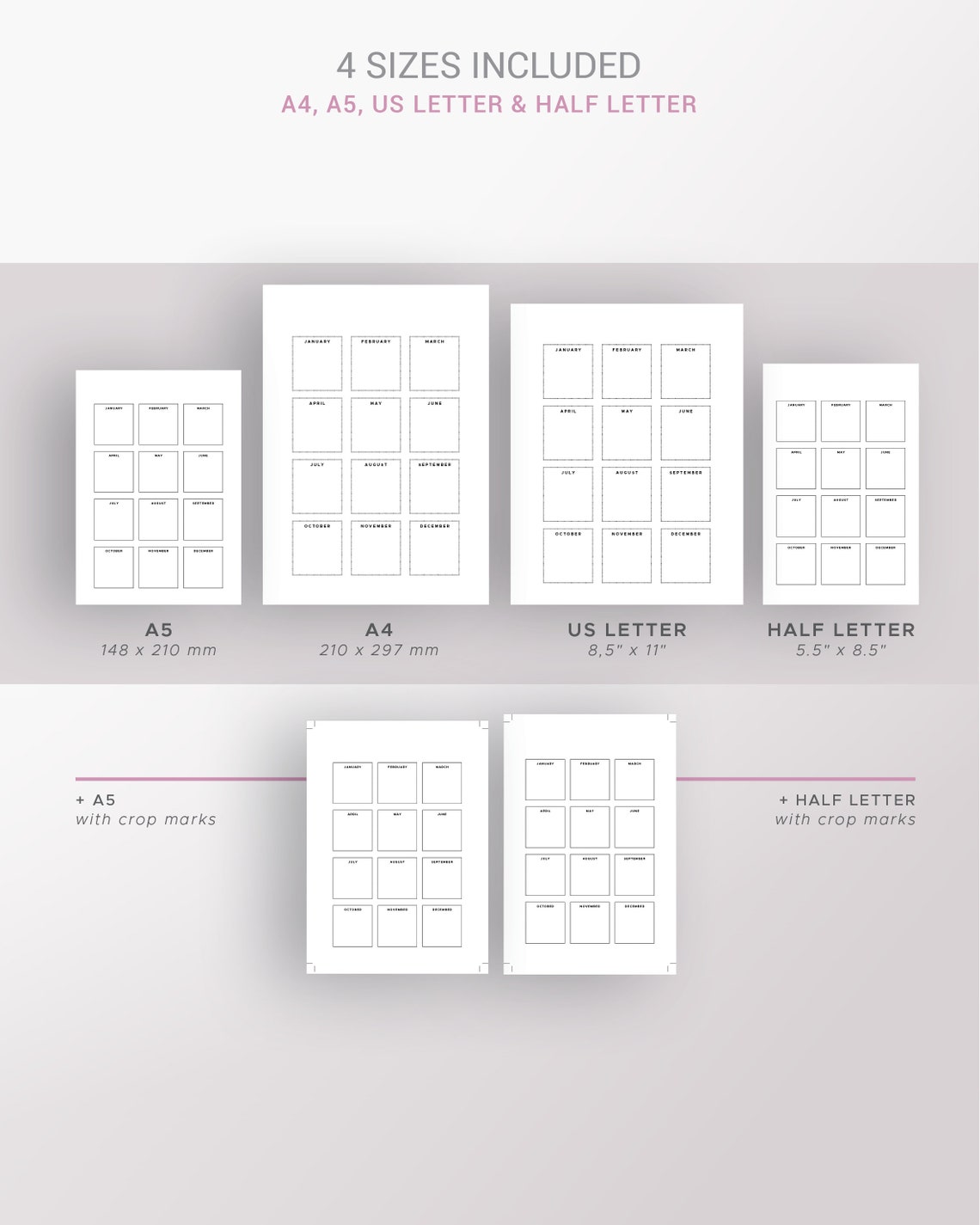 2023 2024 Yearly Calendar Printable Planner Insert Dated - Etsy Australia 2023 2024 Yearly Calendar Printable Planner Insert Dated - Etsy Australia