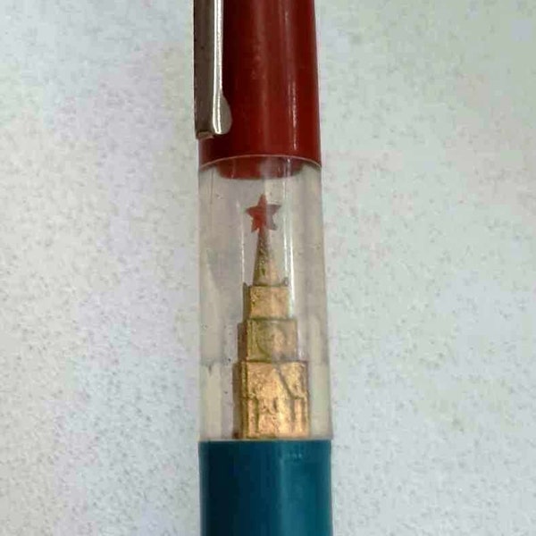 Rara vecchia matita Soyuz sovietica/URSS vintage - Stella rossa del Cremlino