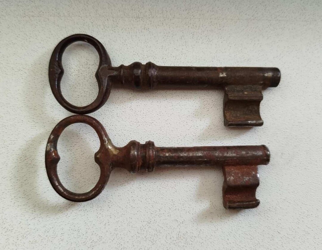 Rarest Key Rare Antique Metal Skeleton Key Set - 1920s Steel Keys - Etsy