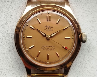 ADLON 17 JEWELS 1960' - Very Rare Old Vintage Swiss Men's watch
