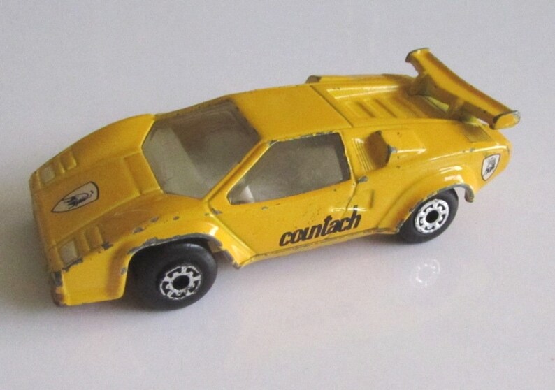1985 Vintage Macao Jouet Lamborgini Countach Rare Matchbox Voiture Métal En DIE9W2H