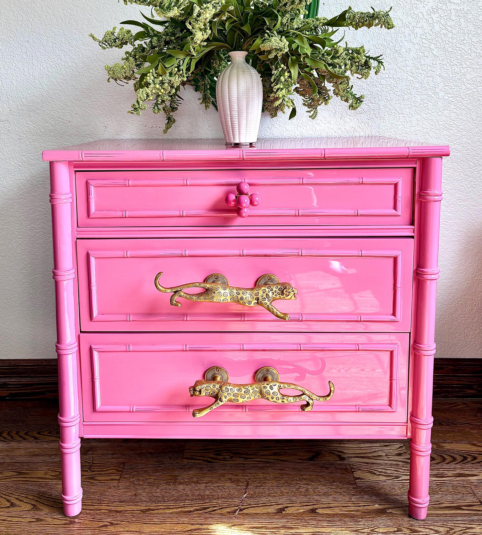 Pink Lacquered Furniture - Etsy