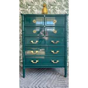 CUSTOMIZABLE DRESSER Henry Link Bali Hai Tallboy