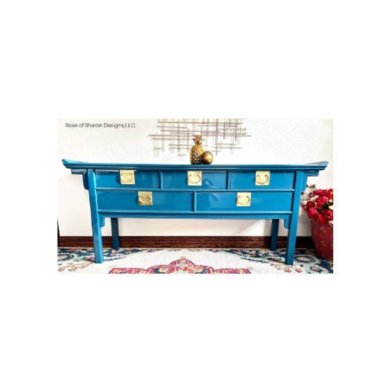 Ultra High Gloss Vintage Century Furniture Pagoda Chin Hua Etsy