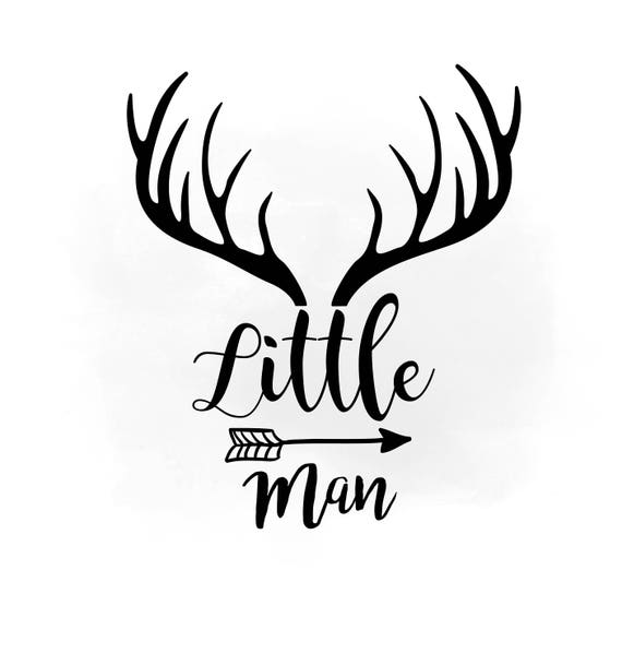 Download Little Man svg clipart Antler hornes SVG Boho Antlers | Etsy