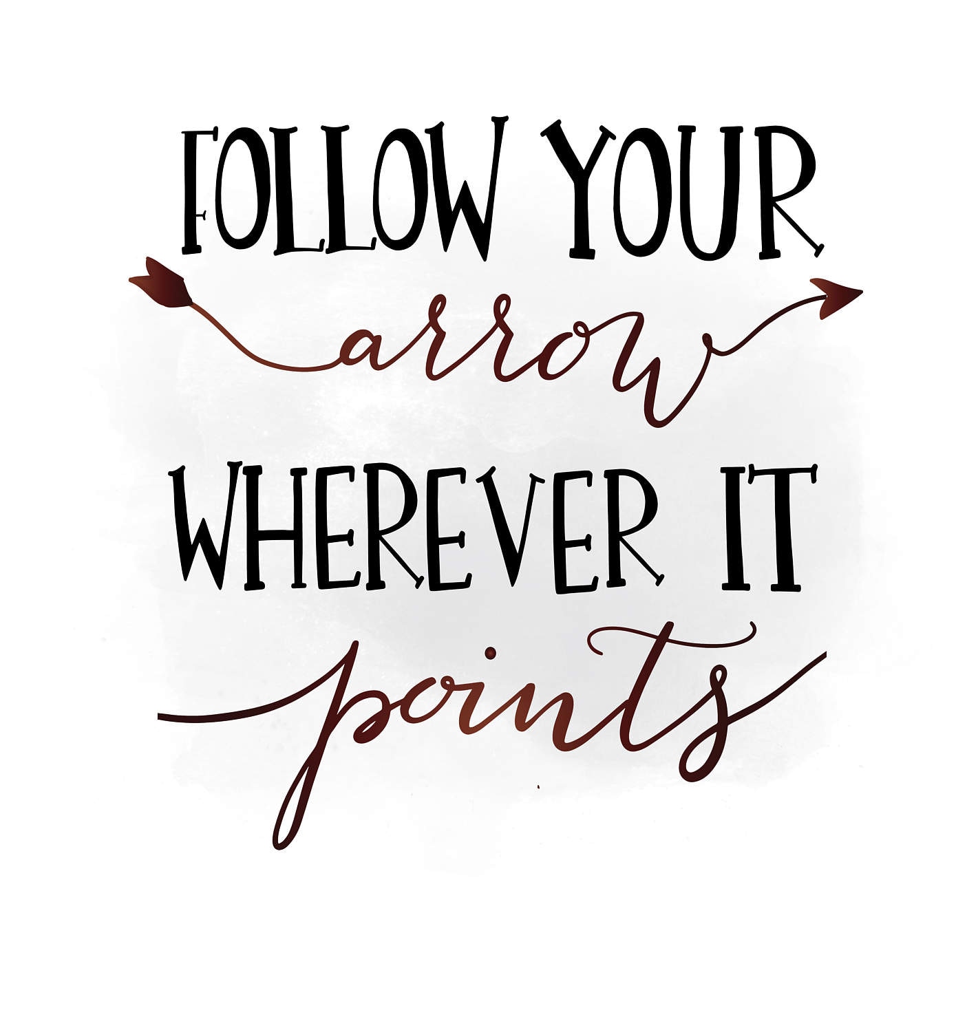 Download Follow your arrow SVG clipart Inspirational Quote Digital ...