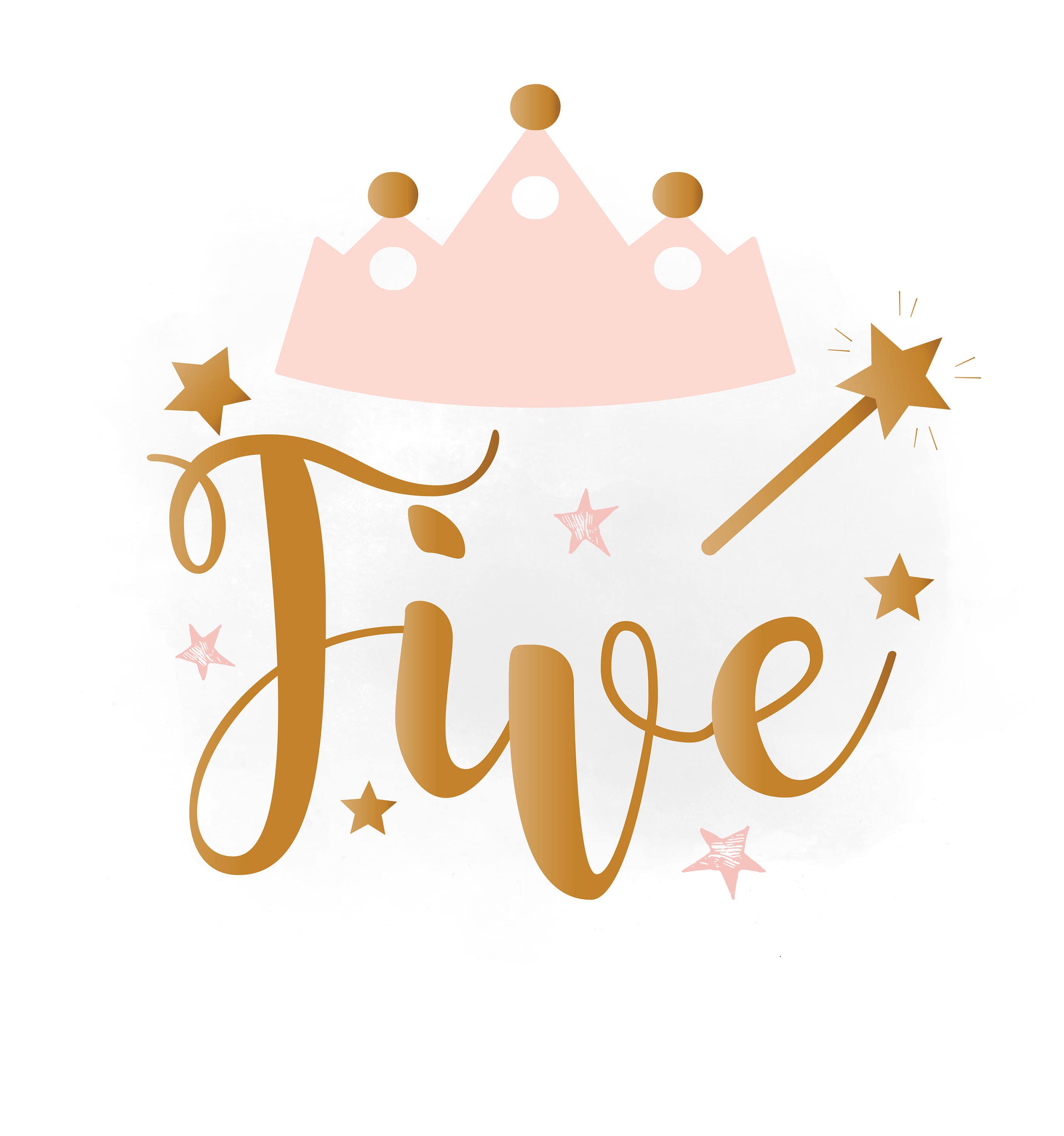 Download 5th Birthday SVG clipart baby girl Birthday crown Birthday ...