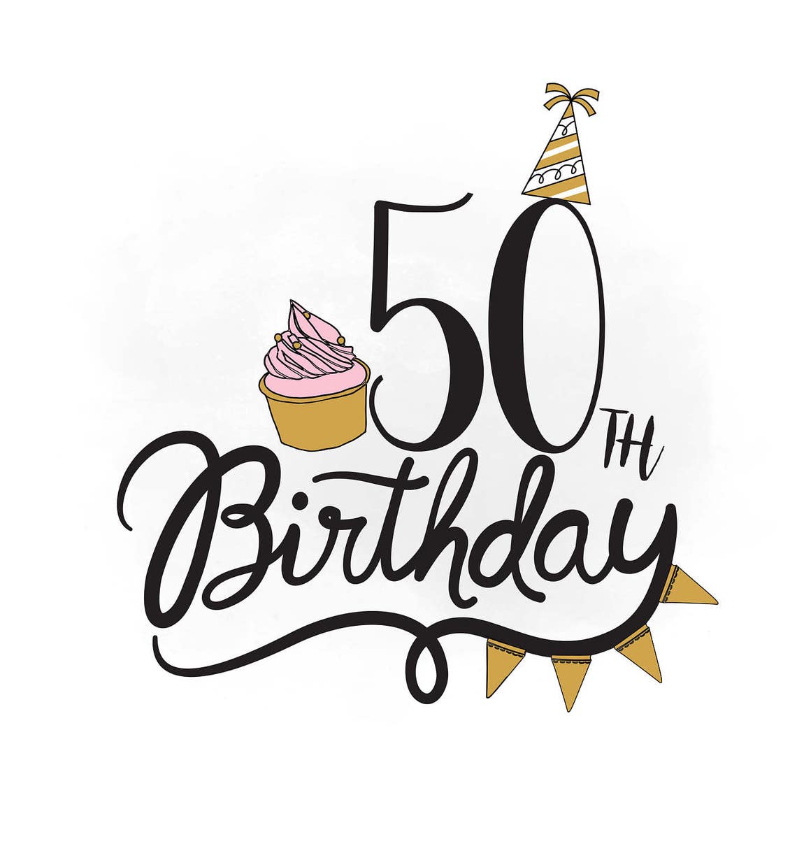 50. Geburtstag SVG Clipart Geburtstag Zitat Kuchen Svg  Etsy