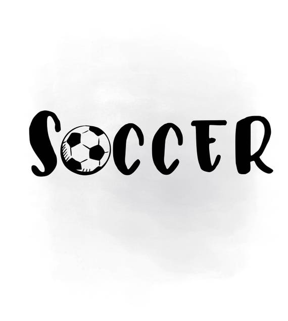 Soccer SVG clipart Boys Room sport Quote word art Soccer | Etsy