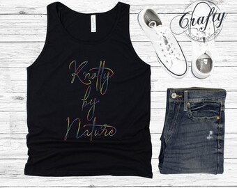 Knotty by Nature Rainbow Premium Unisex Tank Top