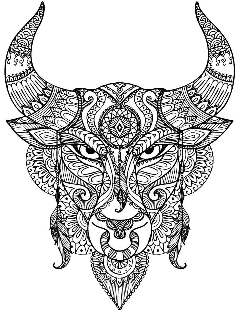 Download Whimsical Animals Coloring Patterns 30 Intricate Patterns | Etsy
