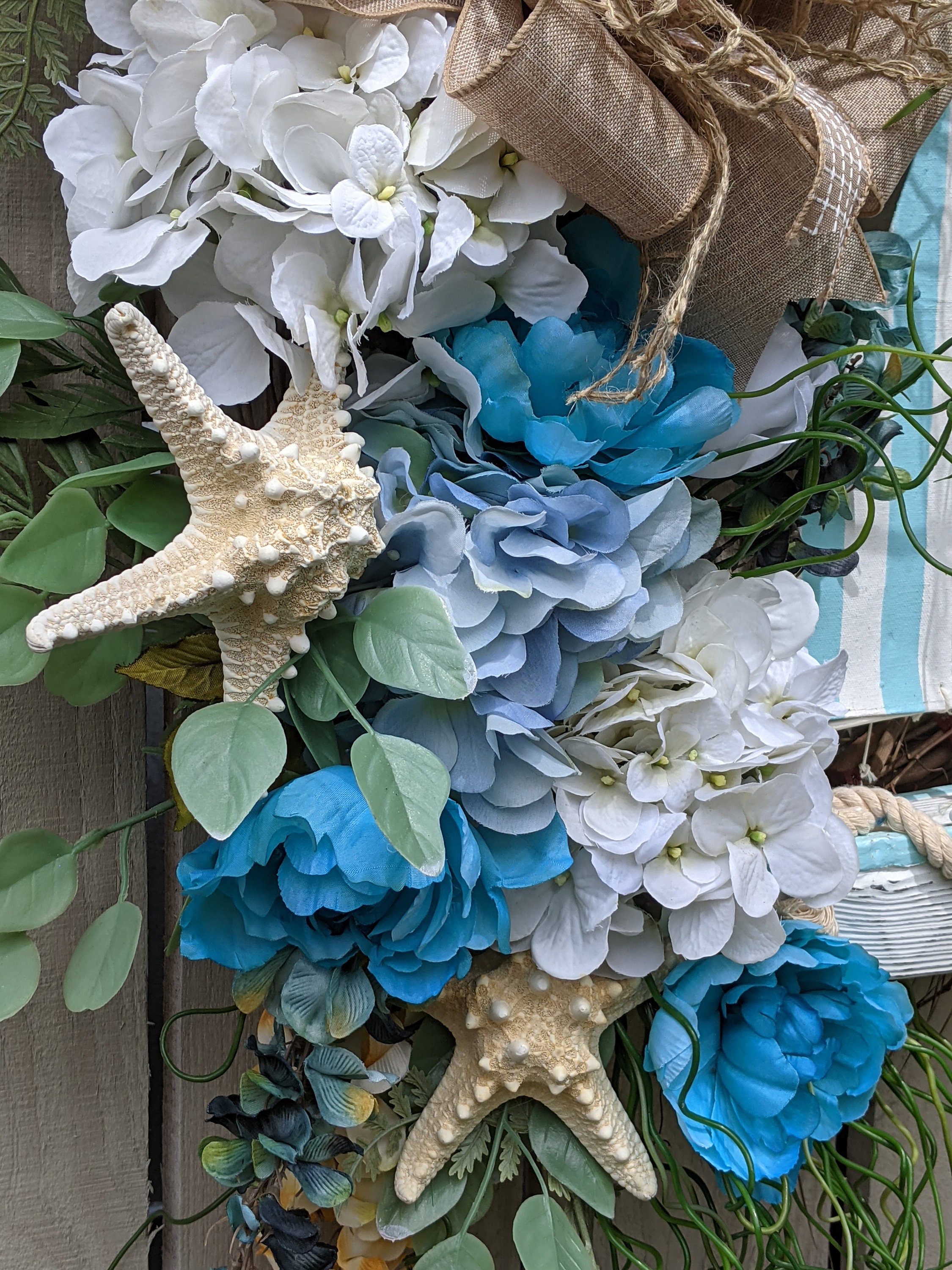 Coastal wreath Etsy