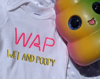 WAP Wet and Poopy Funsie Bodysuit