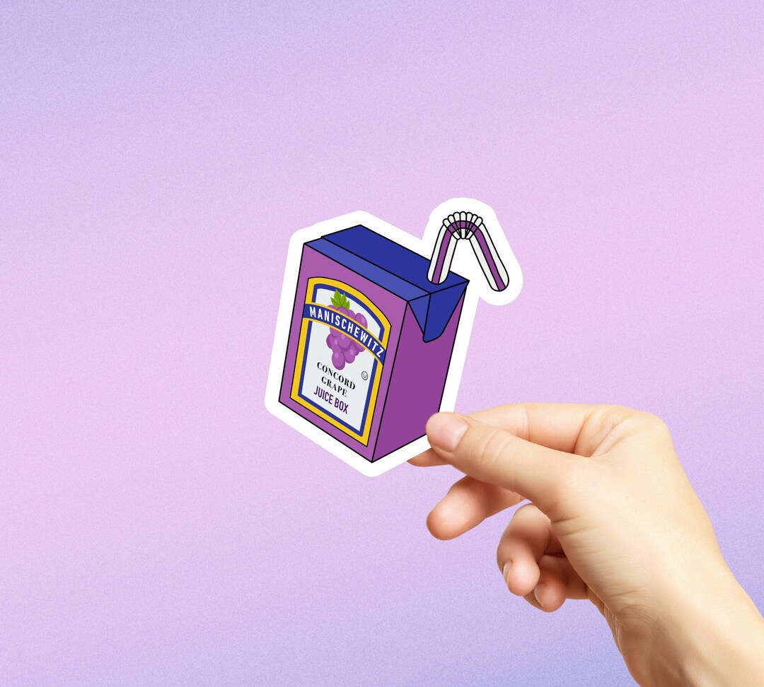 Kosher Wine Juice Box Sticker Etsy