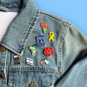 Israel Coat of Arms Enamel Pin