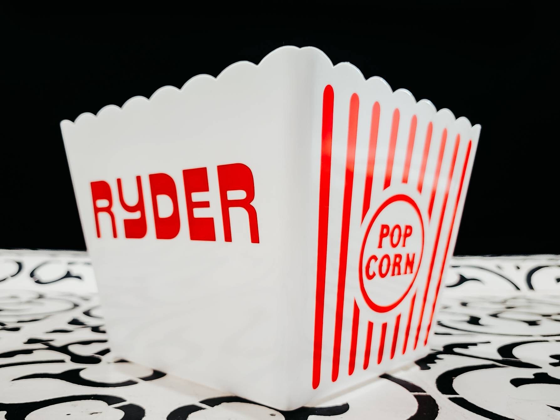 Personal Reusable Popcorn Tub Etsy