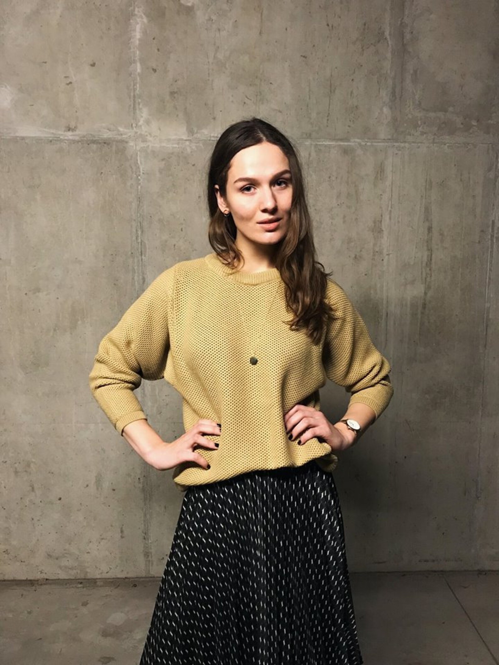 Stylish bronze sweater Woman sweater Handmade sweater Etsy