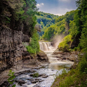 Middle Falls Letchworth State Park Waterfall