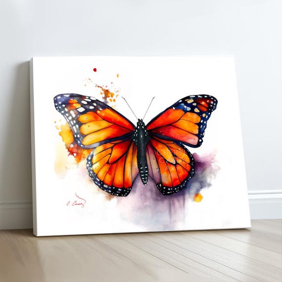 Monarch Butterfly Canvas Art