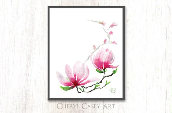 Minimalist on sale magnolia etsy