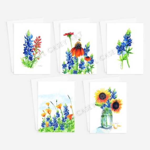 Bluebonnet Greeting Cards Variety Pack